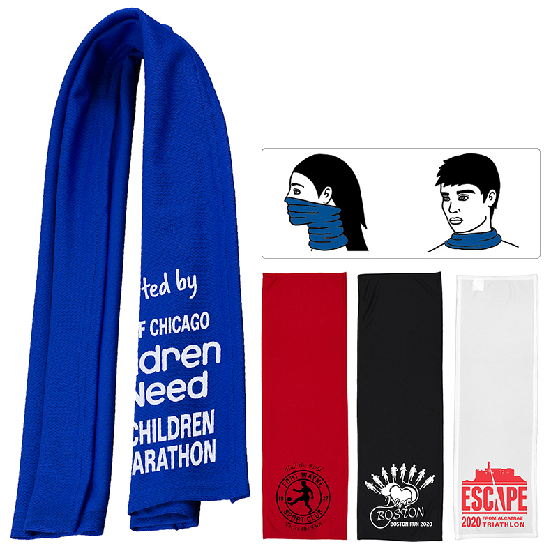 Custom Neck Gaiter and Cooling Towel Custom Neck Gaiter and Cooling Towel
